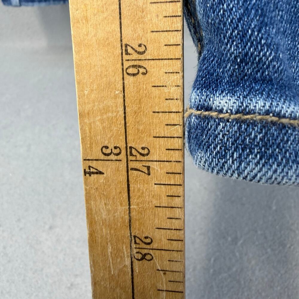 Risen Jeans Women's 13/31 Blue Patch Pocket Cargo Jeans EUC - Picture 13 of 14